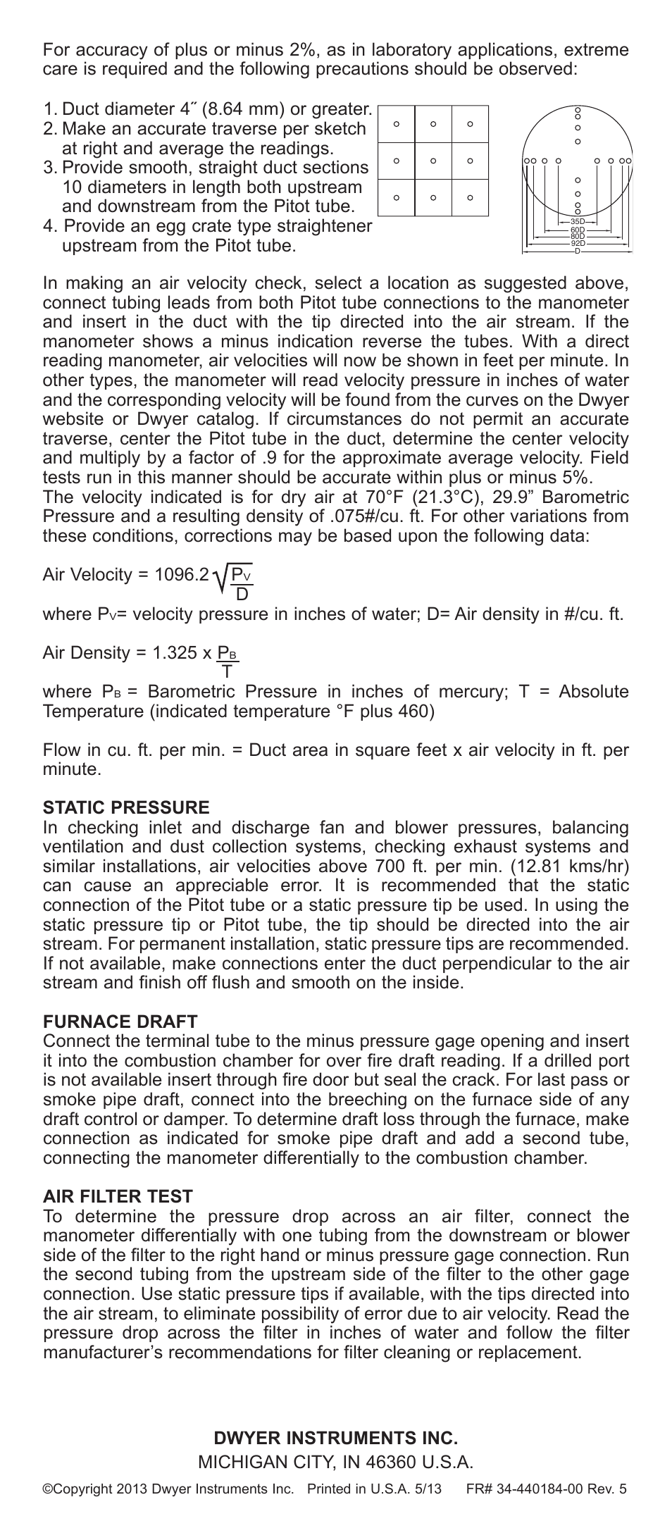Dwyer 424 User Manual | Page 2 / 2