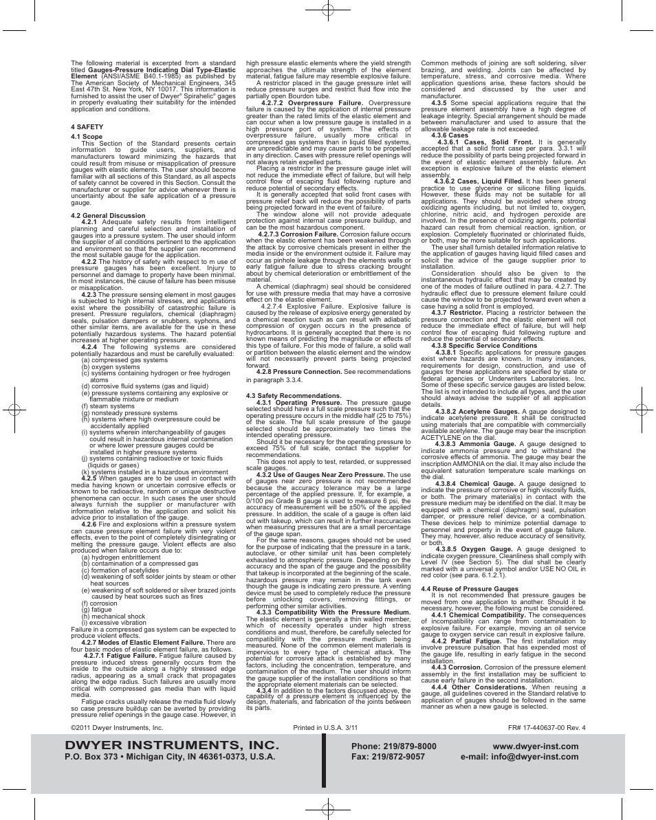 Dwyer instruments, inc | Dwyer 7000 User Manual | Page 2 / 2