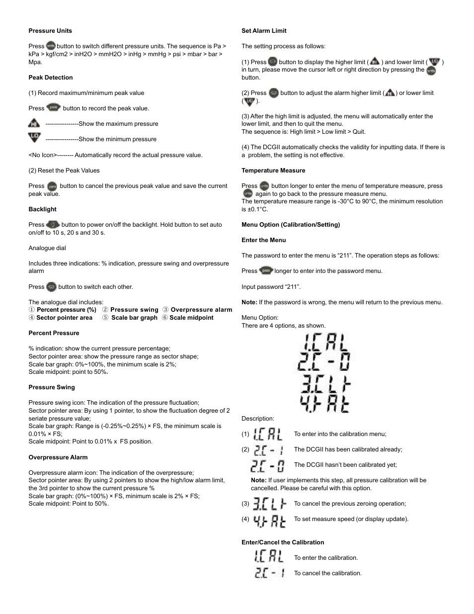 Dwyer DCGII User Manual | Page 3 / 4