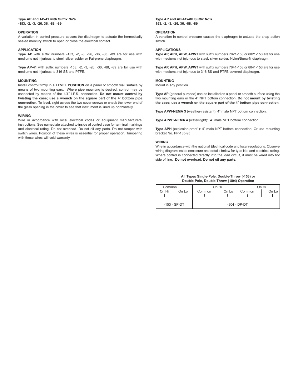 Dwyer AP User Manual | Page 3 / 4