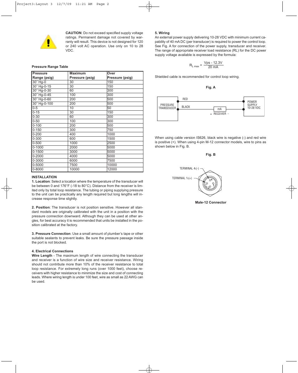 Dwyer IS626 User Manual | Page 2 / 4
