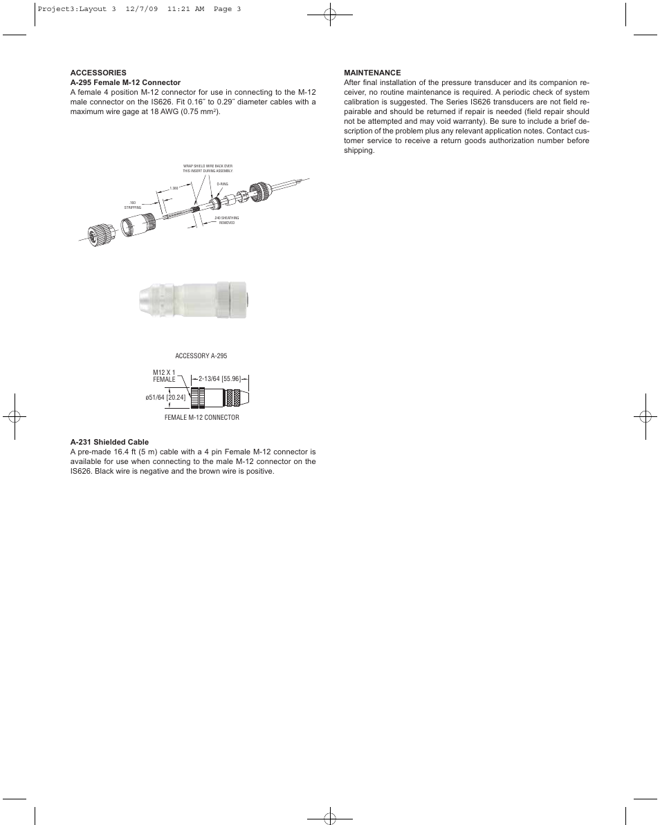 Dwyer IS626 User Manual | Page 3 / 4