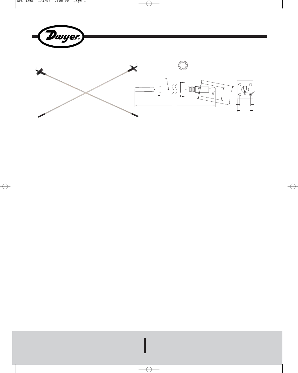 Dwyer AFG User Manual | 6 pages