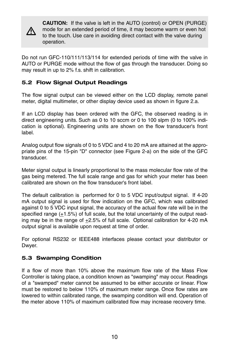 Dwyer GFC User Manual | Page 14 / 40