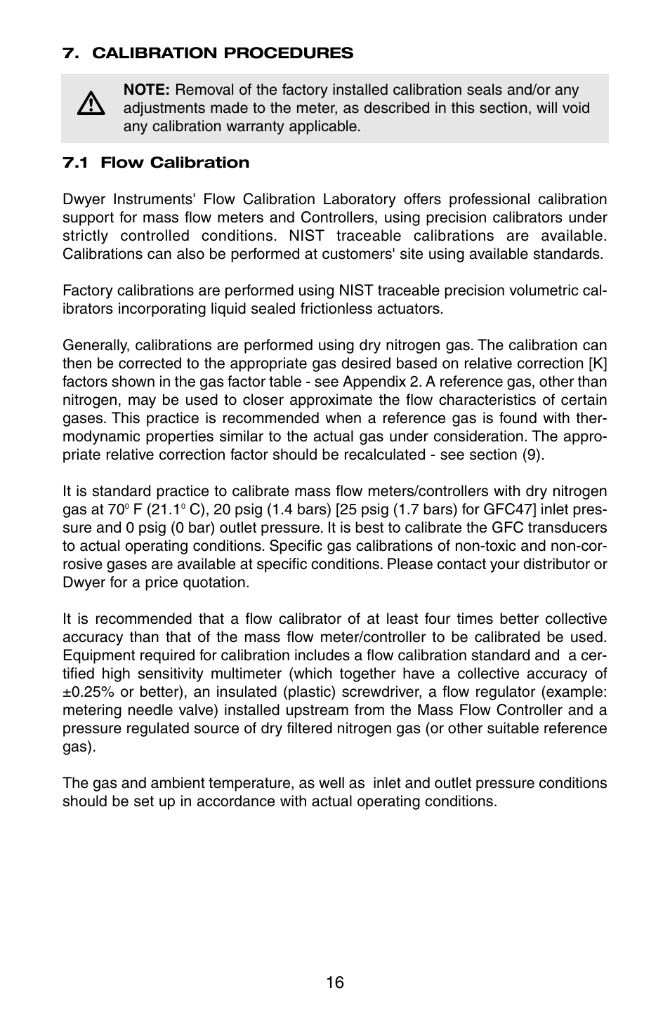 Dwyer GFC User Manual | Page 20 / 40