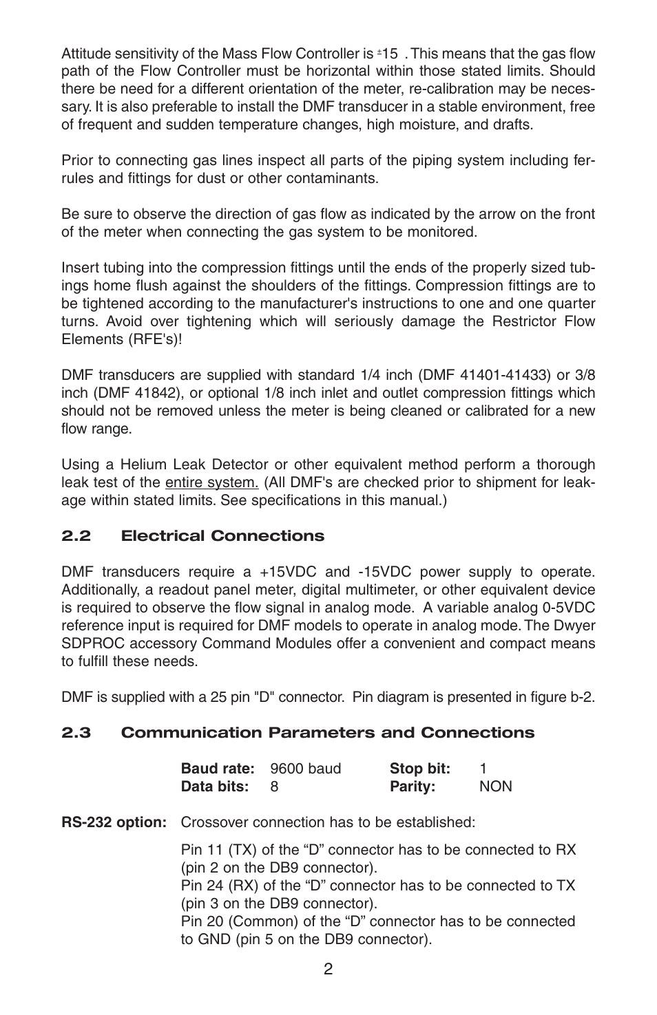 Dwyer DMF User Manual | Page 5 / 44