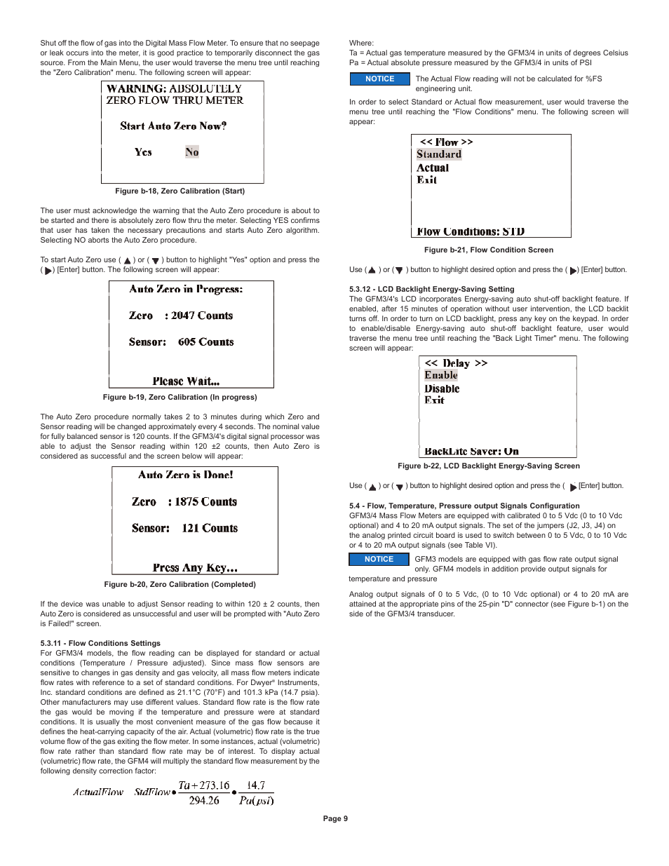 Dwyer GFM4 User Manual | Page 9 / 22