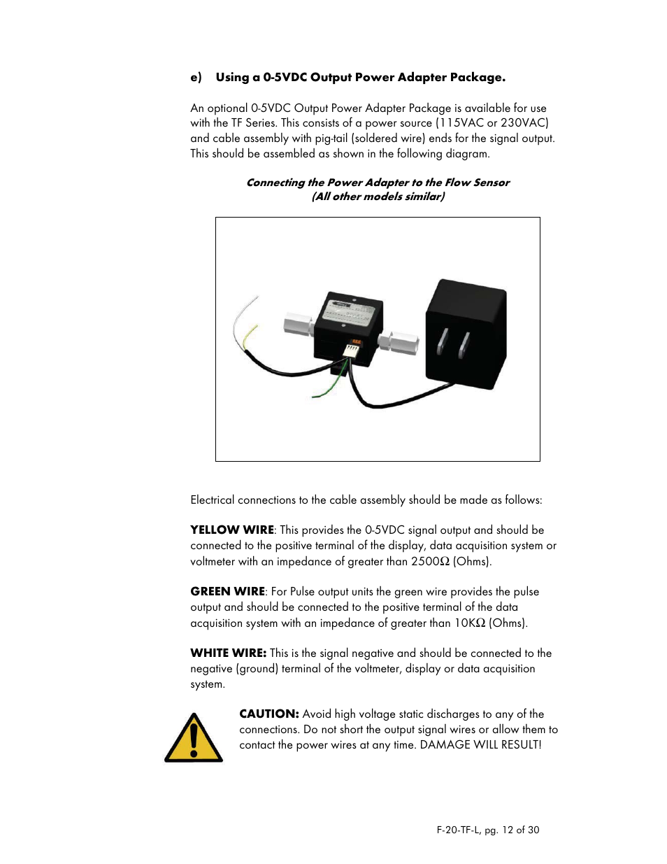 Dwyer TFM-LP User Manual | Page 12 / 30