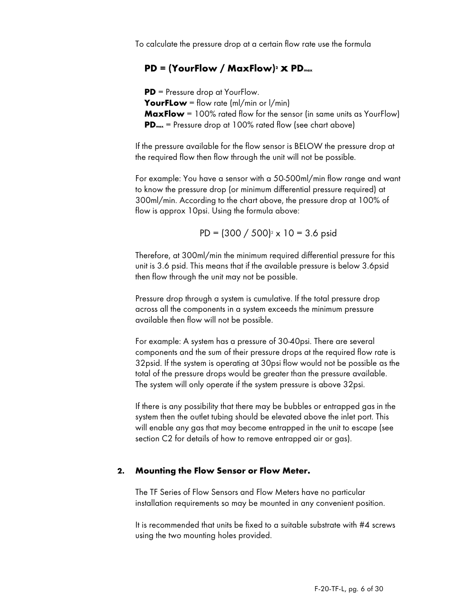 Dwyer TFM-LP User Manual | Page 6 / 30