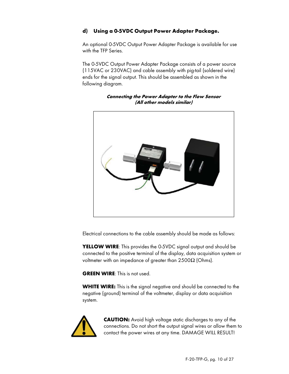 Dwyer TFP-GV User Manual | Page 10 / 27