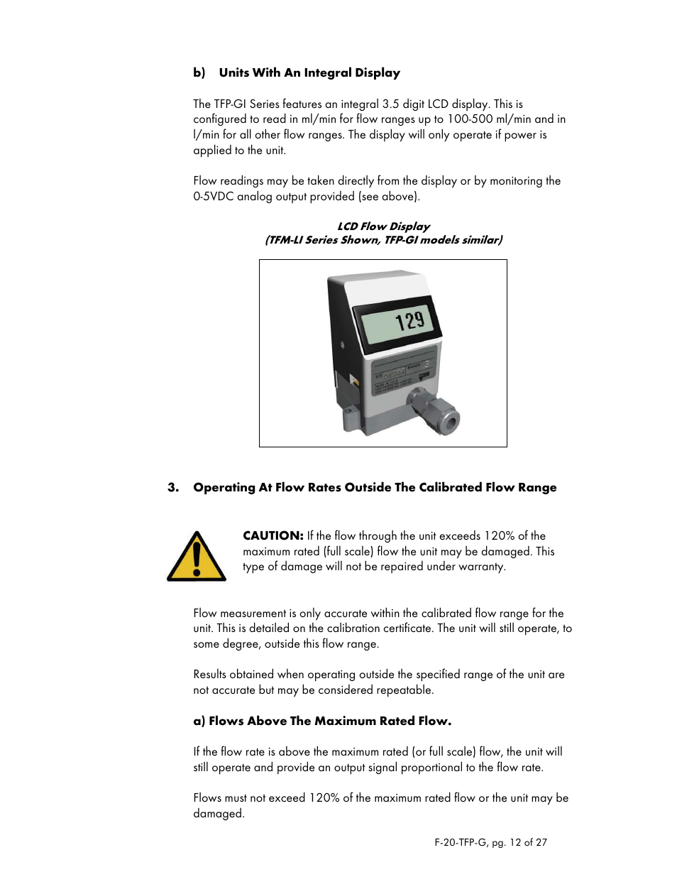 Dwyer TFP-GV User Manual | Page 12 / 27