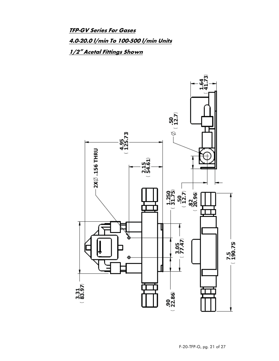 Dwyer TFP-GV User Manual | Page 21 / 27