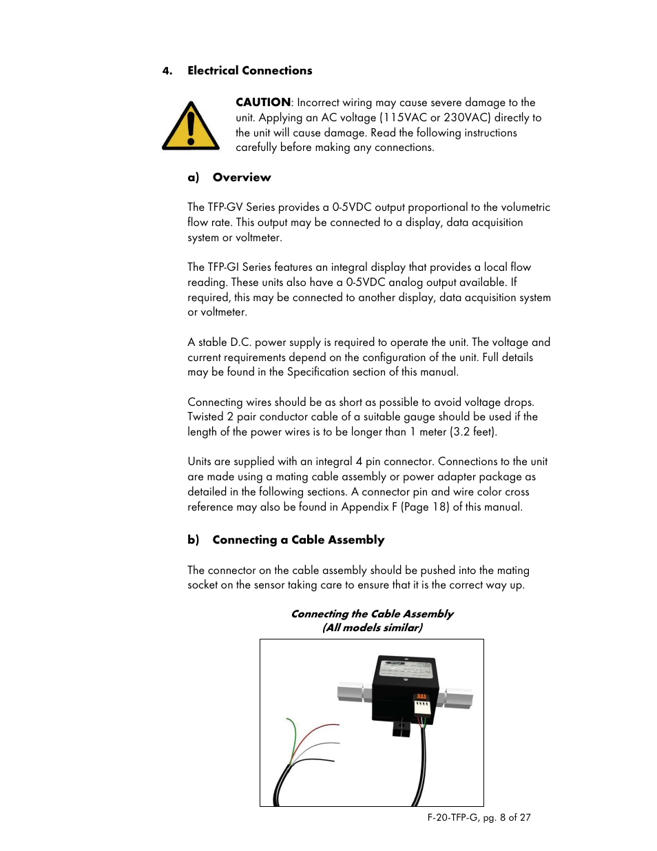 Dwyer TFP-GV User Manual | Page 8 / 27