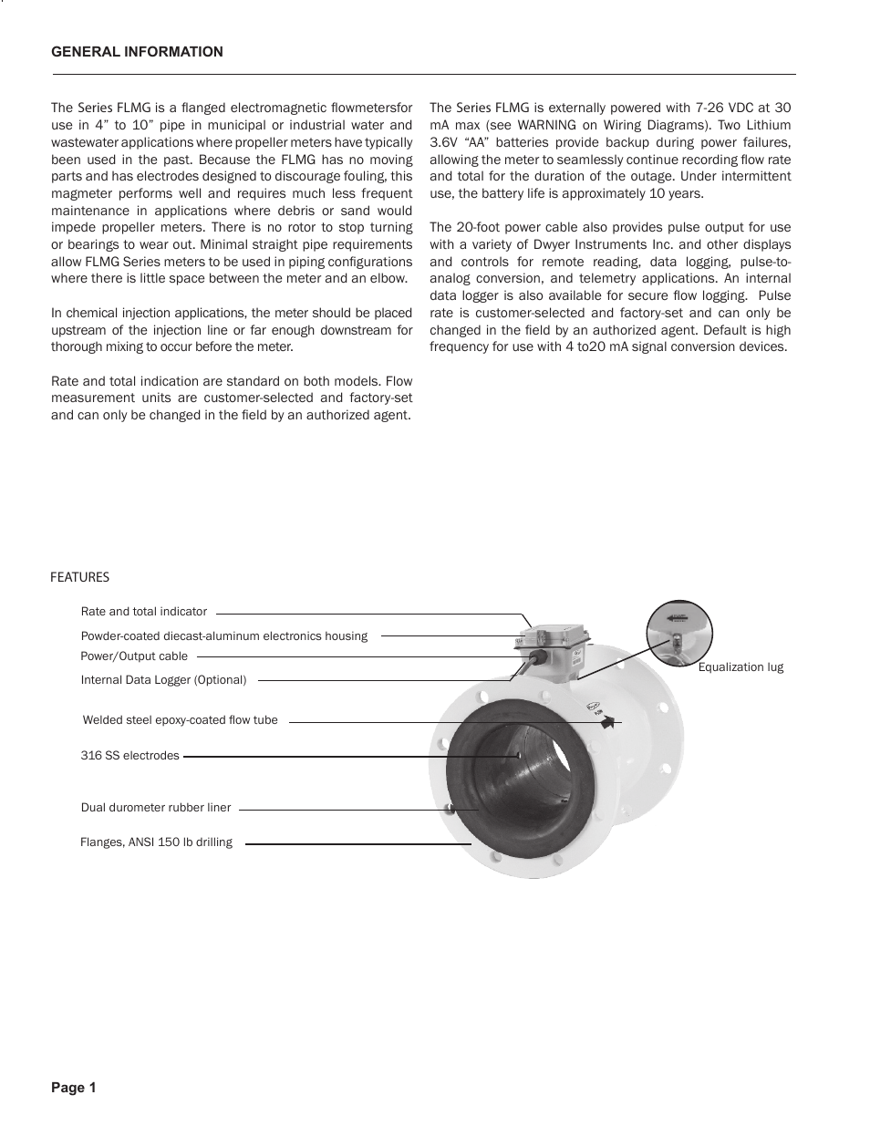 Dwyer FLMG User Manual | Page 4 / 12