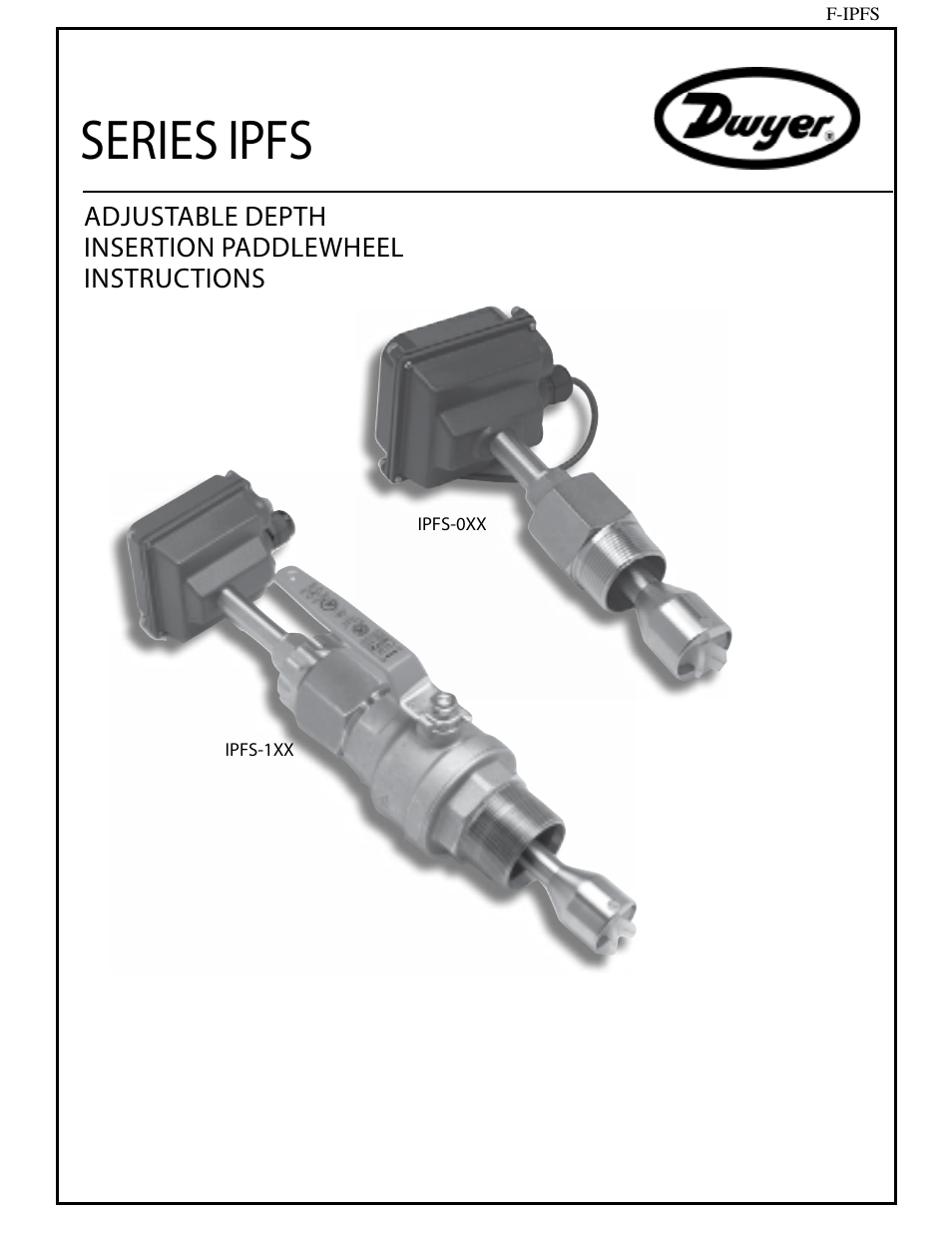 Dwyer IPFS User Manual | 7 pages