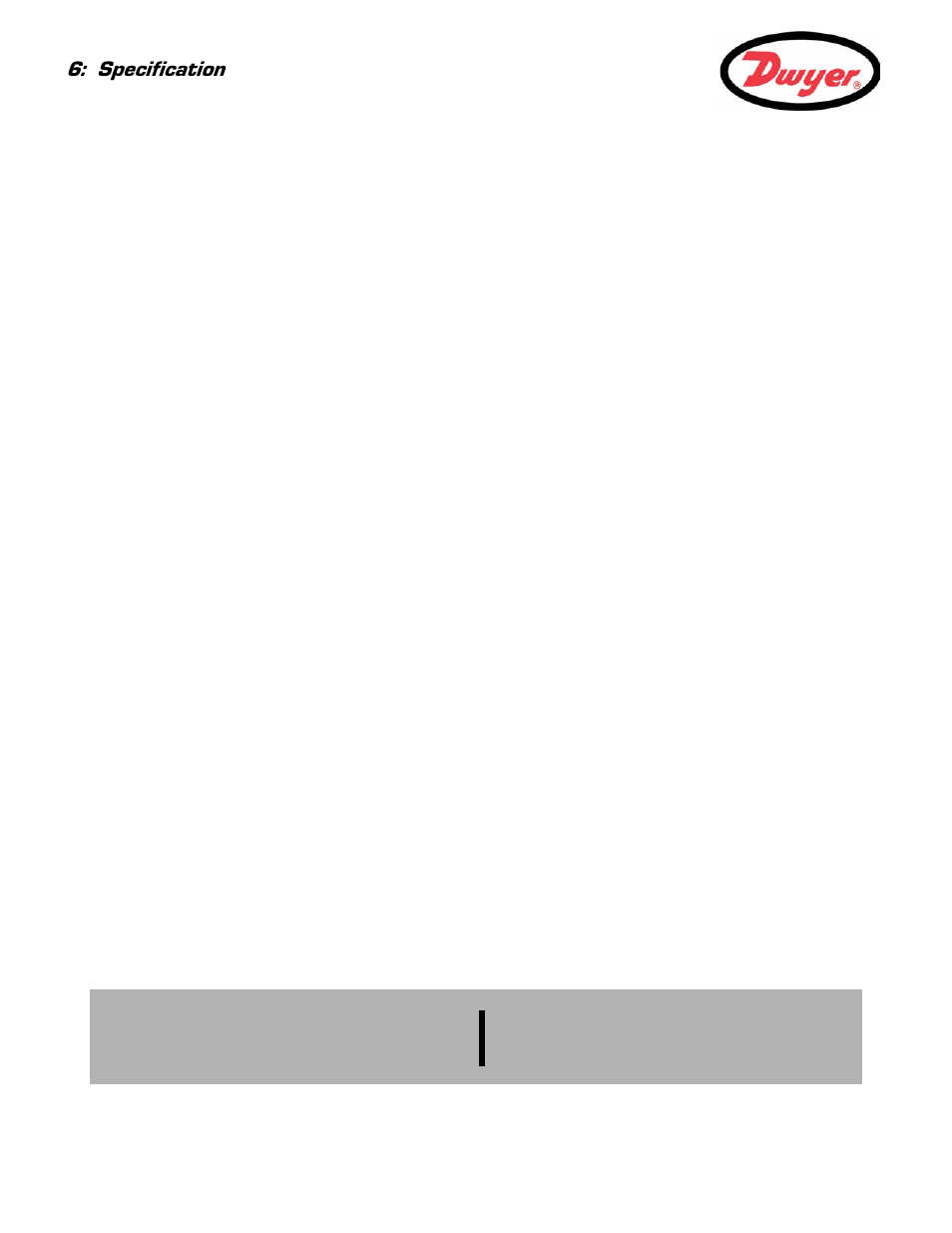 Dwyer instruments, inc, Specification | Dwyer Series PUB User Manual | Page 44 / 44
