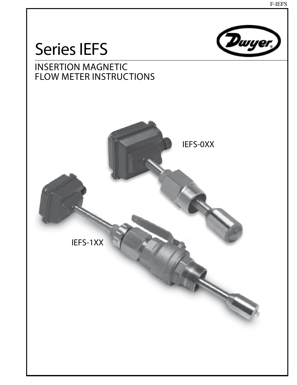 Dwyer IEFS User Manual | 9 pages