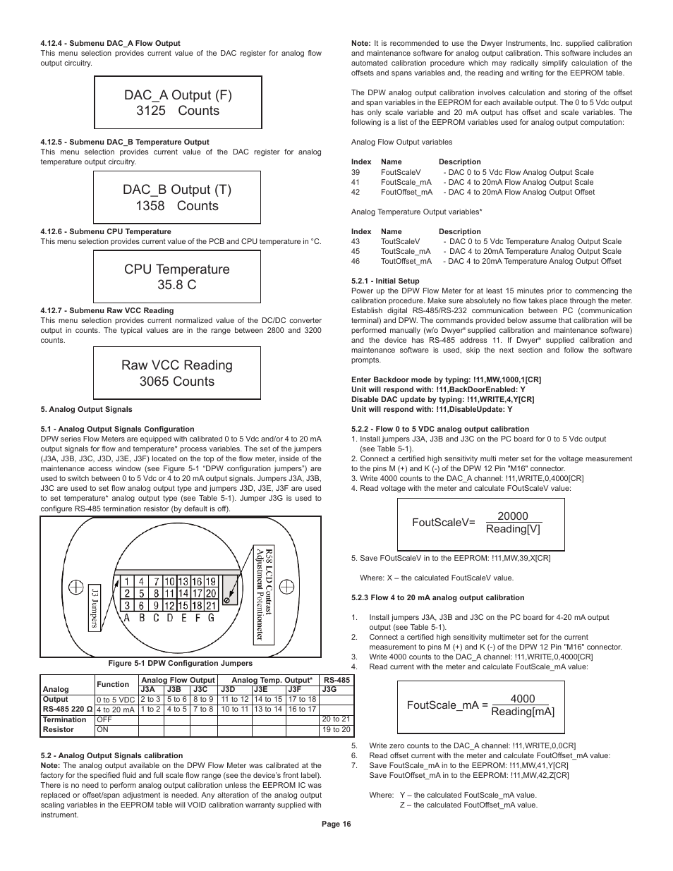 Dwyer DPW User Manual | Page 16 / 26