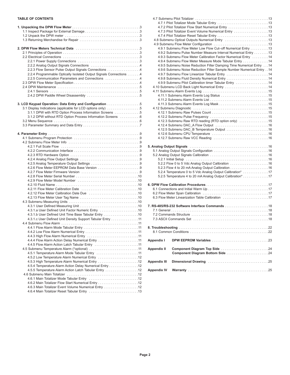 Dwyer DPW User Manual | Page 2 / 26