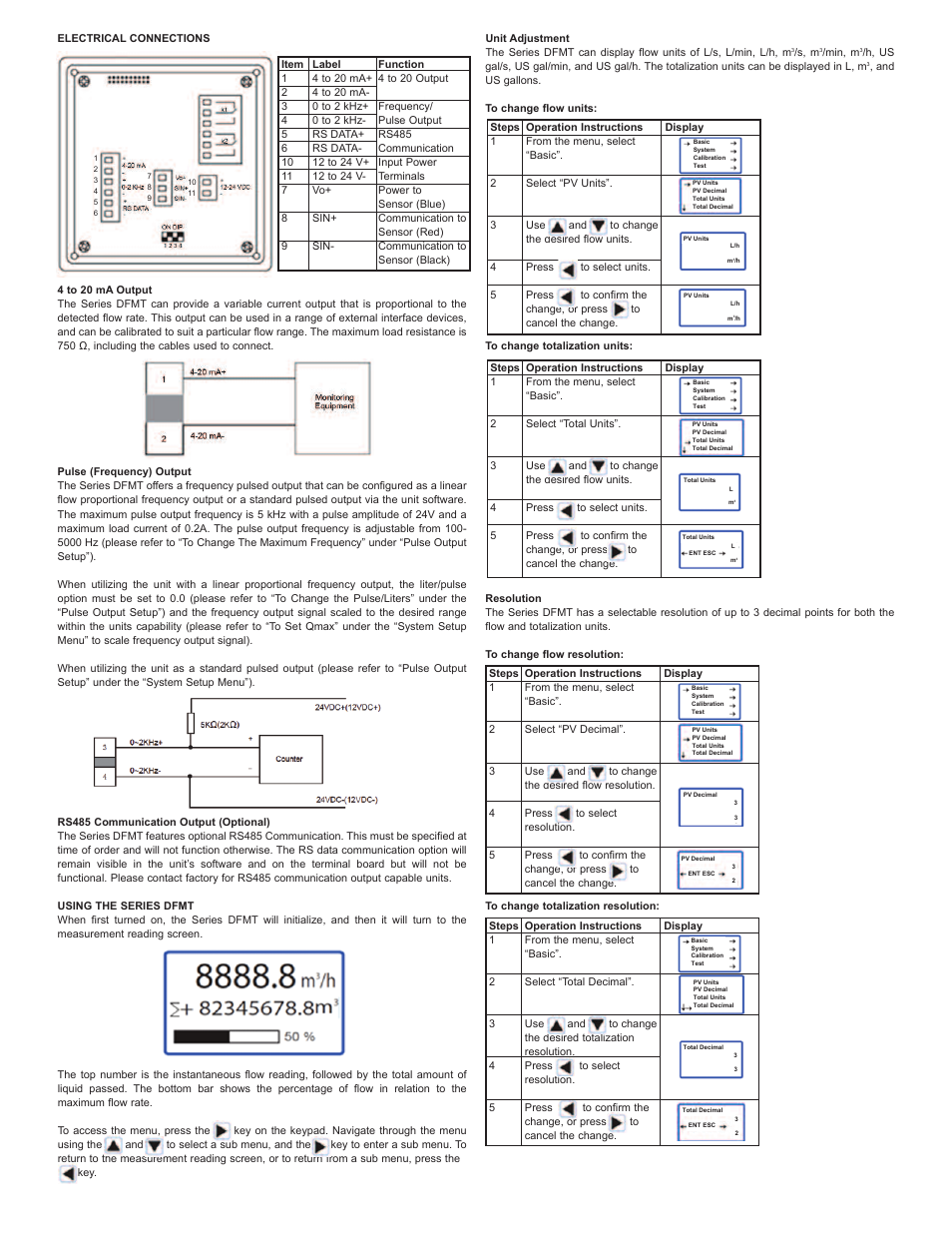 Dwyer DFMT User Manual | Page 2 / 6