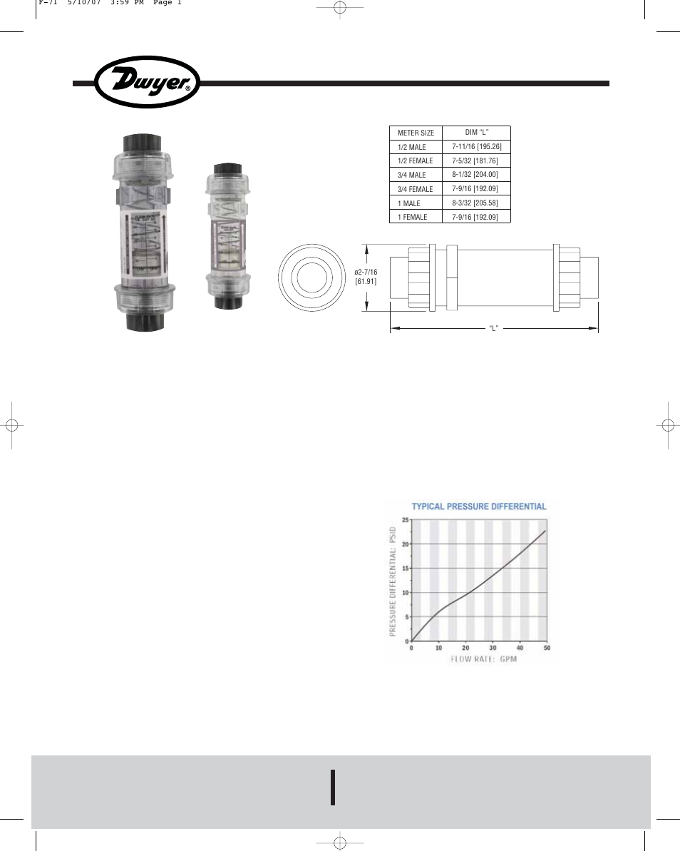 Dwyer HFPS User Manual | 2 pages