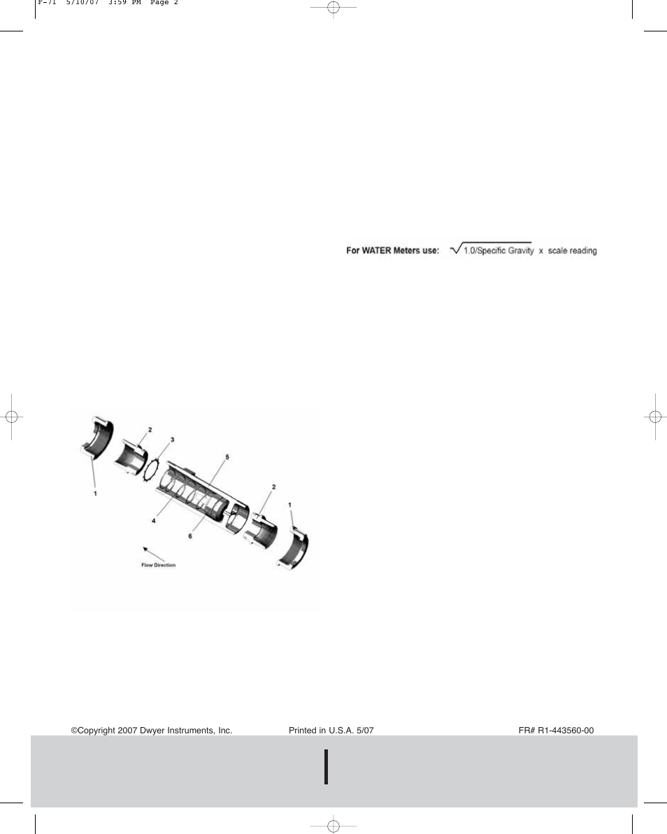 Dwyer instruments, inc | Dwyer HFPS User Manual | Page 2 / 2