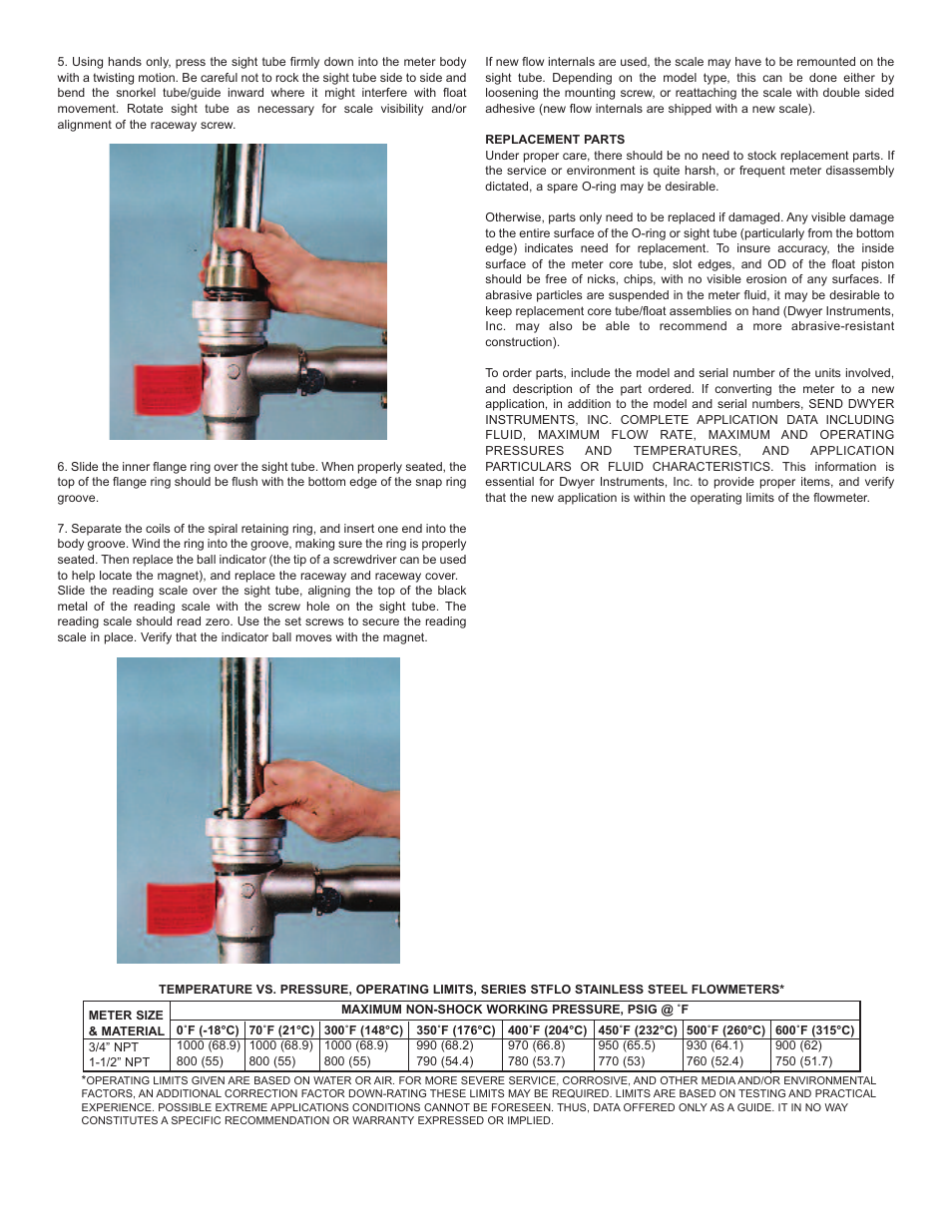 Dwyer STFLO User Manual | Page 5 / 6