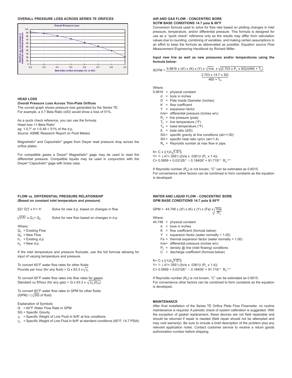 Dwyer TE User Manual | Page 2 / 4