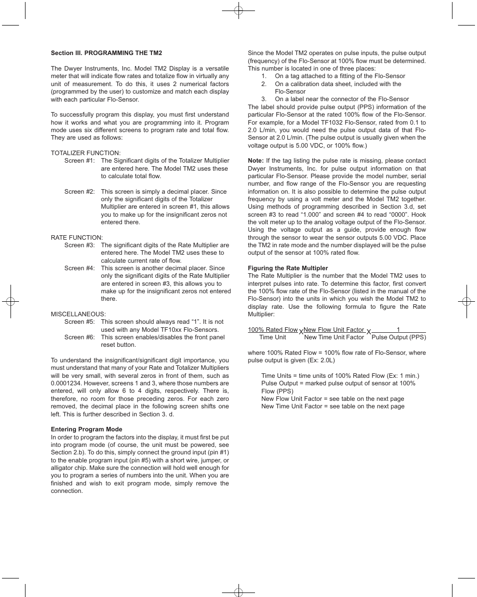 Dwyer TM2 User Manual | Page 3 / 8