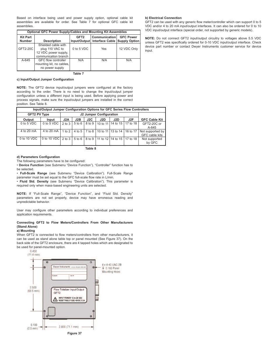 Dwyer GFT2 User Manual | Page 15 / 26