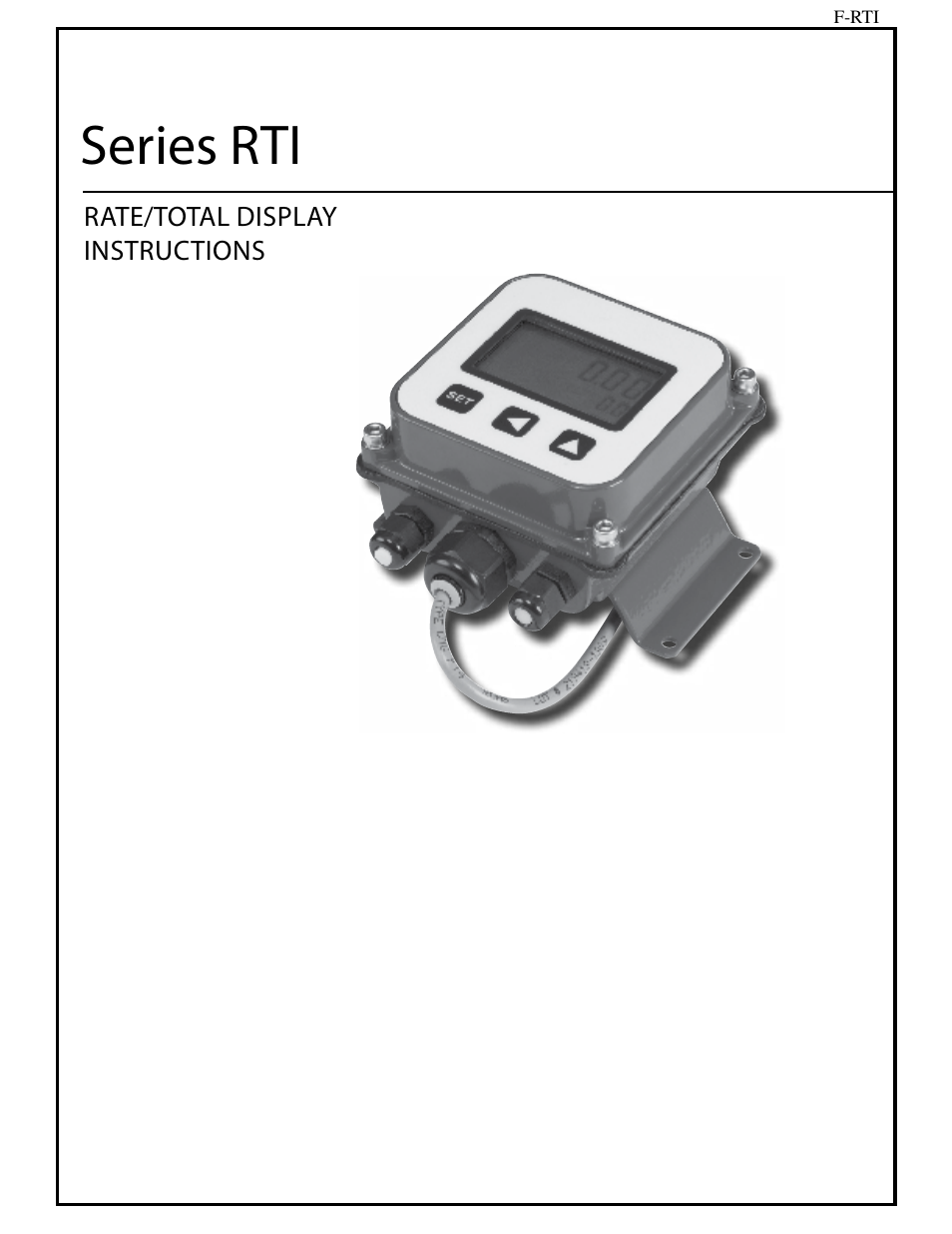 Dwyer RTI User Manual | 7 pages