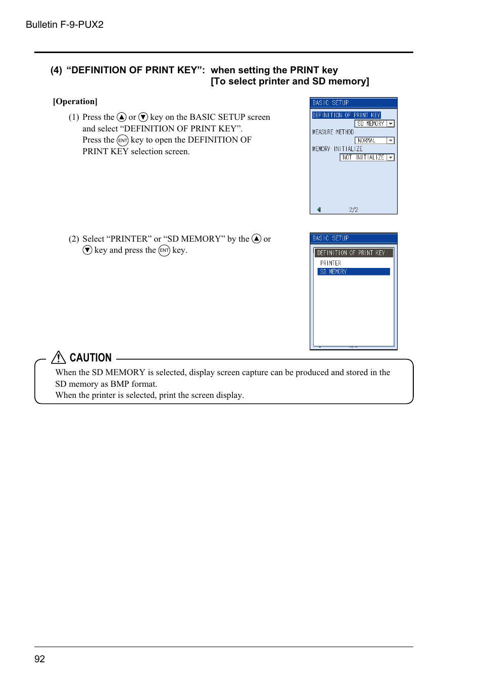 Caution | Dwyer PSX2 User Manual | Page 101 / 189