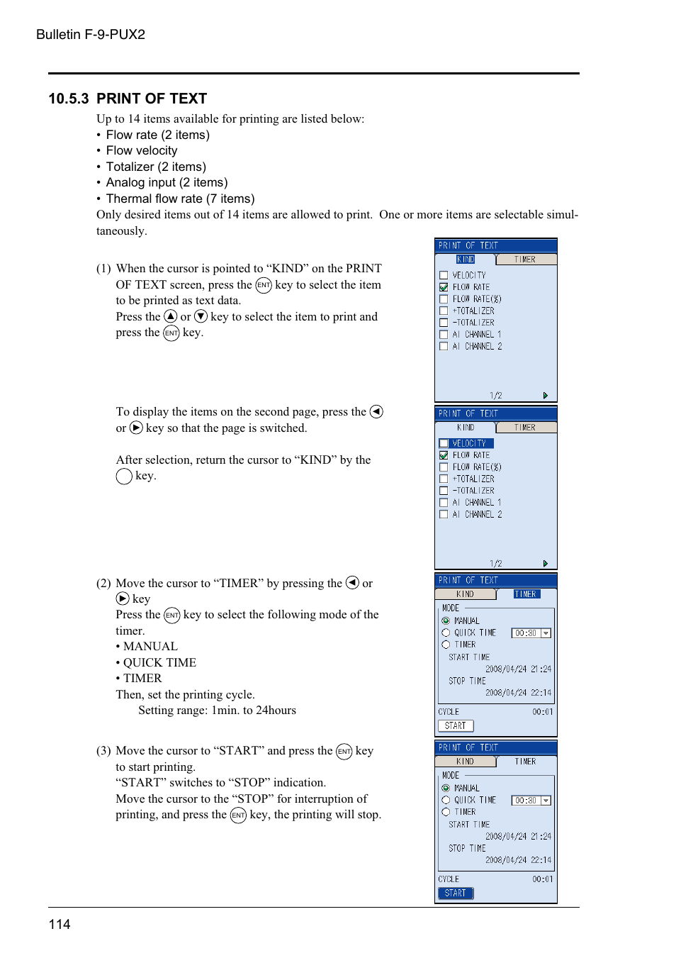 3 print of text | Dwyer PSX2 User Manual | Page 123 / 189