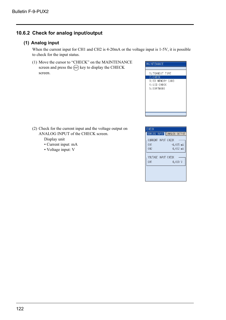 2 check for analog input/output | Dwyer PSX2 User Manual | Page 131 / 189