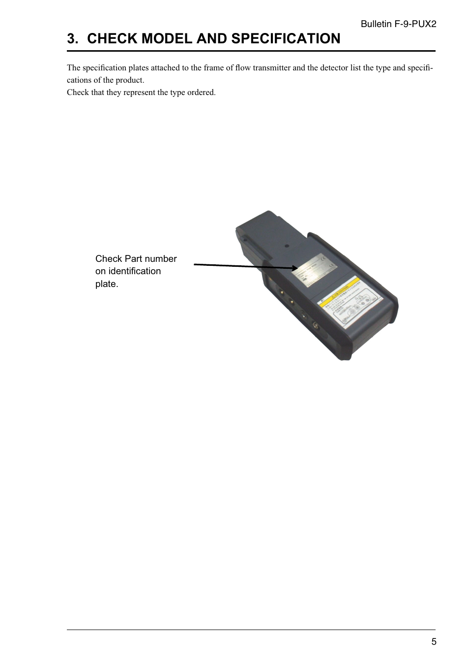 Check model and specification | Dwyer PSX2 User Manual | Page 14 / 189