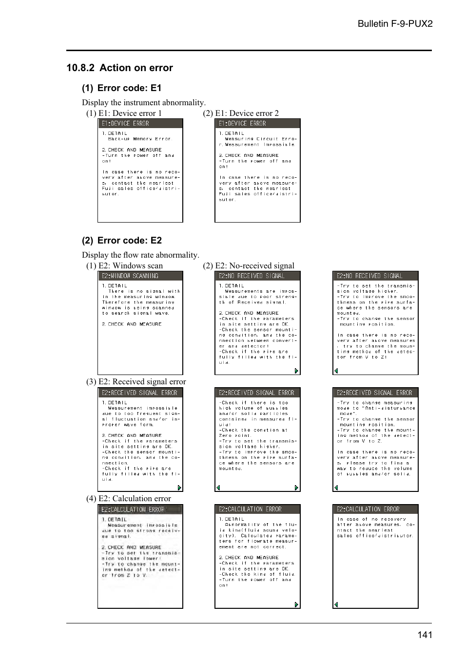 2 action on error | Dwyer PSX2 User Manual | Page 150 / 189