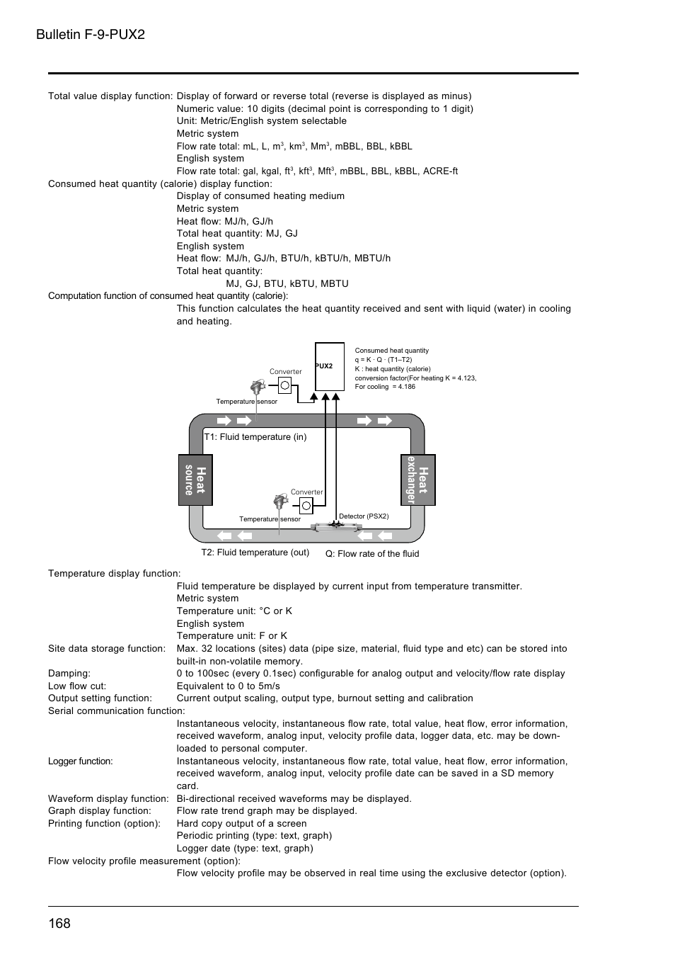 Bulletin f-9-pux2, Heat source heat exchanger | Dwyer PSX2 User Manual | Page 177 / 189