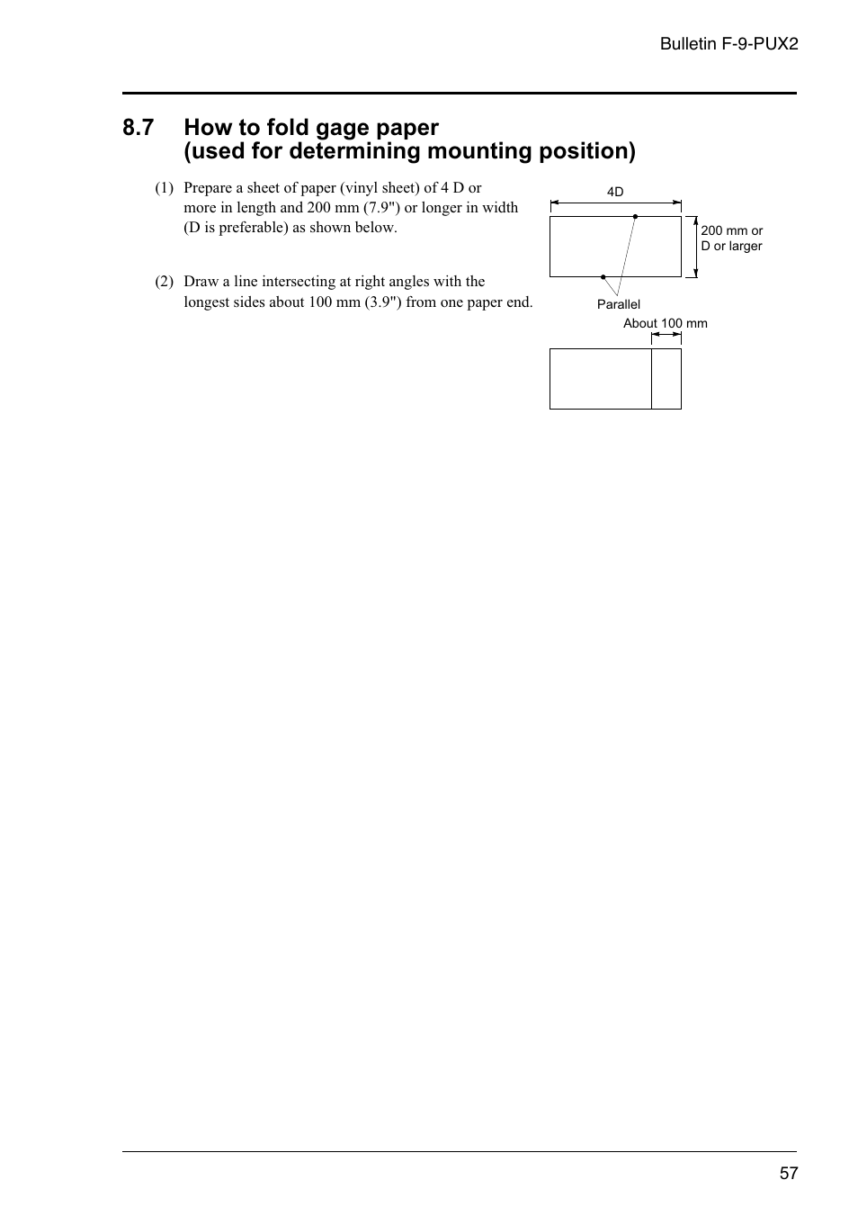 7 how to fold gage paper | Dwyer PSX2 User Manual | Page 66 / 189