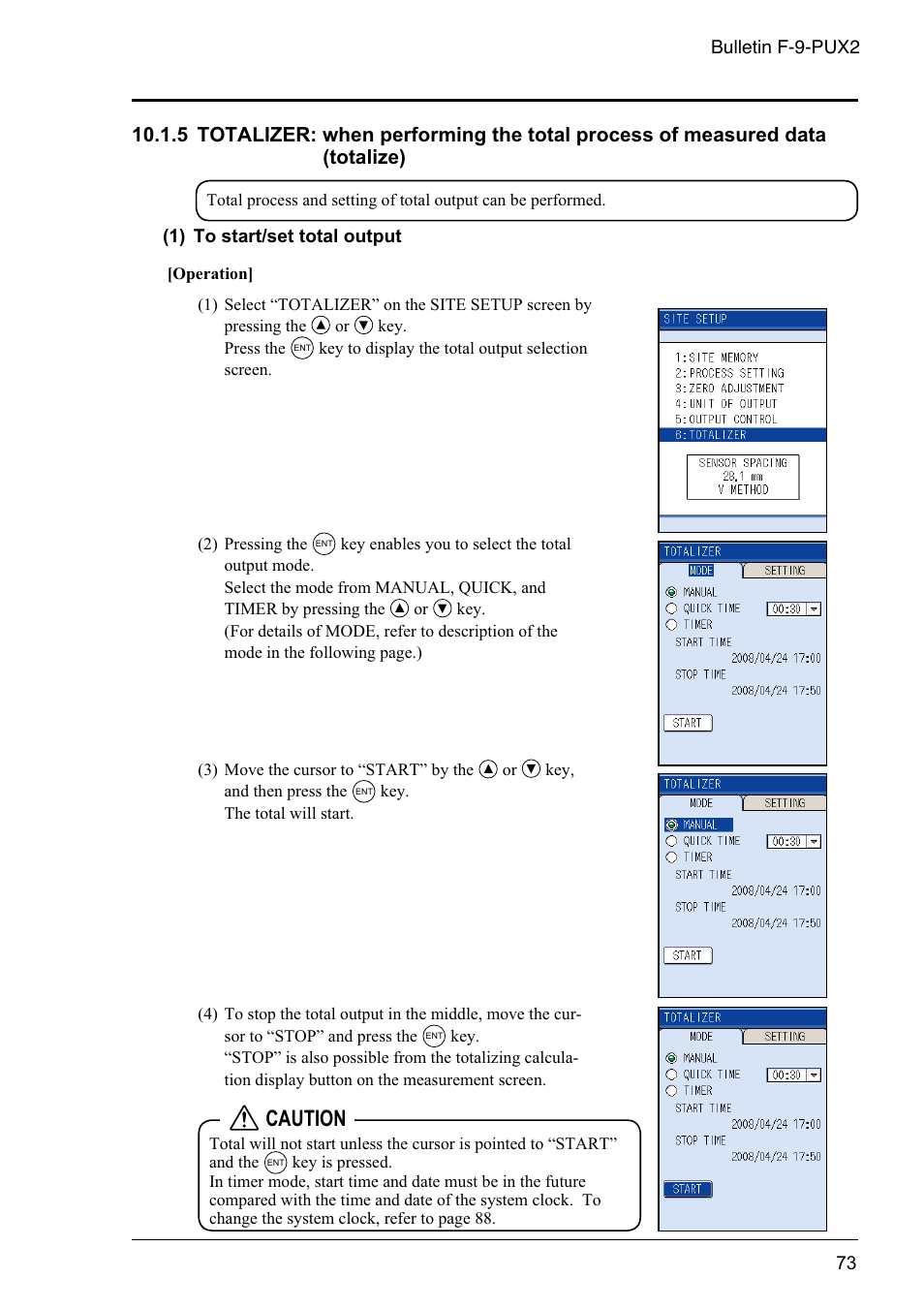 Caution | Dwyer PSX2 User Manual | Page 82 / 189