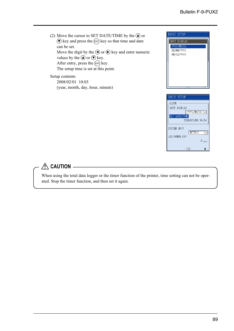 Caution | Dwyer PSX2 User Manual | Page 98 / 189