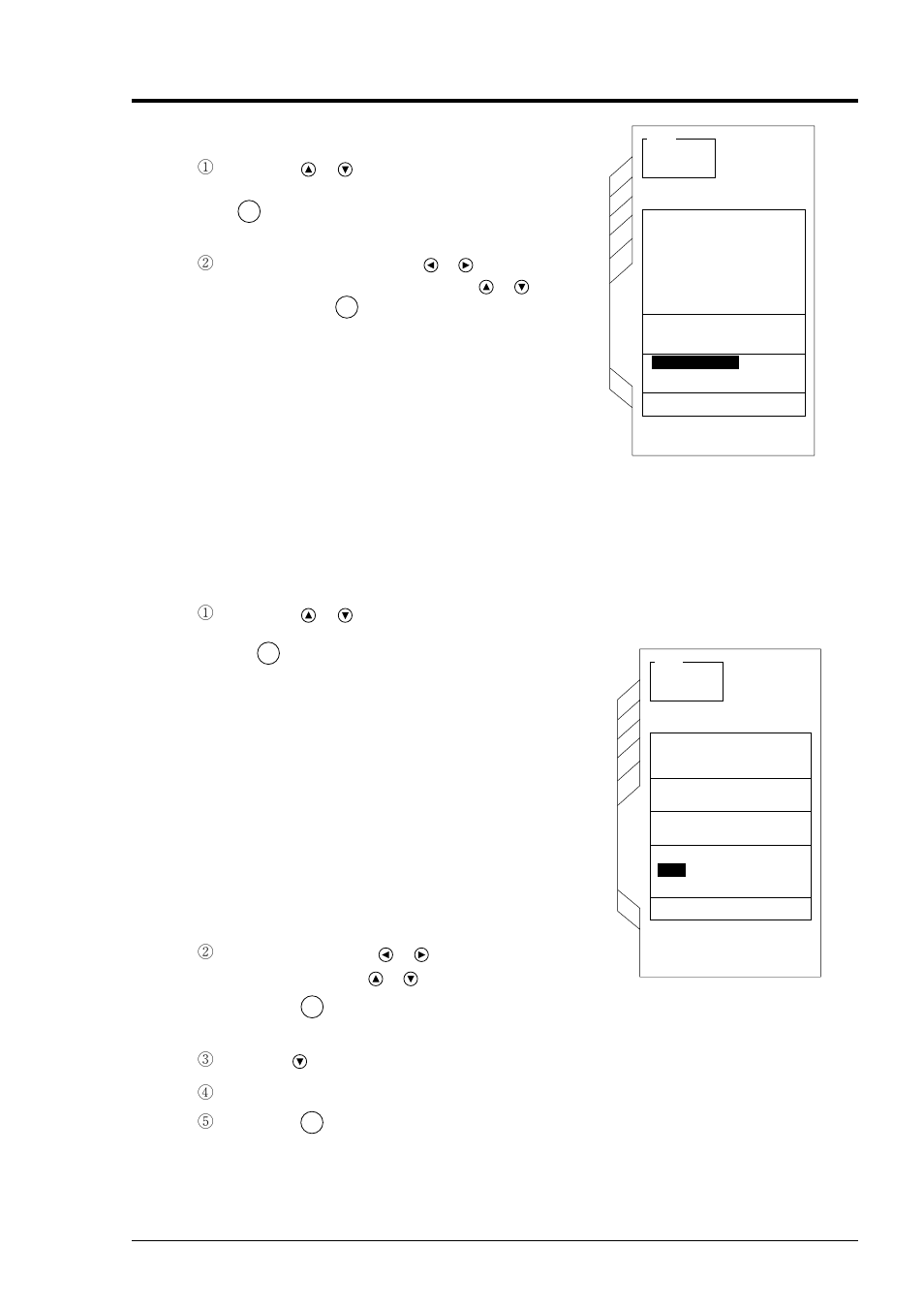 4 to set printing intervals, 5 to set graph scale in graph mode, Bulletin f-68 | Dwyer PUX User Manual | Page 72 / 106