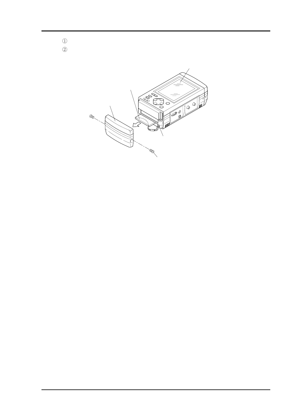 Replacement of built-in battery | Dwyer PUX User Manual | Page 91 / 106