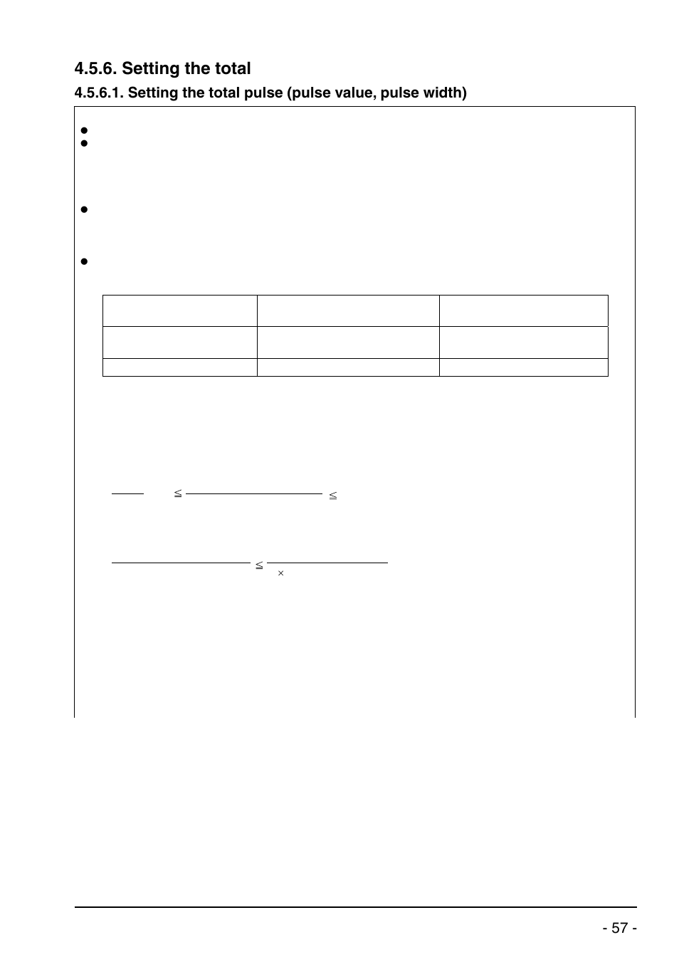 Setting the total, Setting the total pulse (pulse value, pulse width) | Dwyer UXF2 User Manual | Page 67 / 130