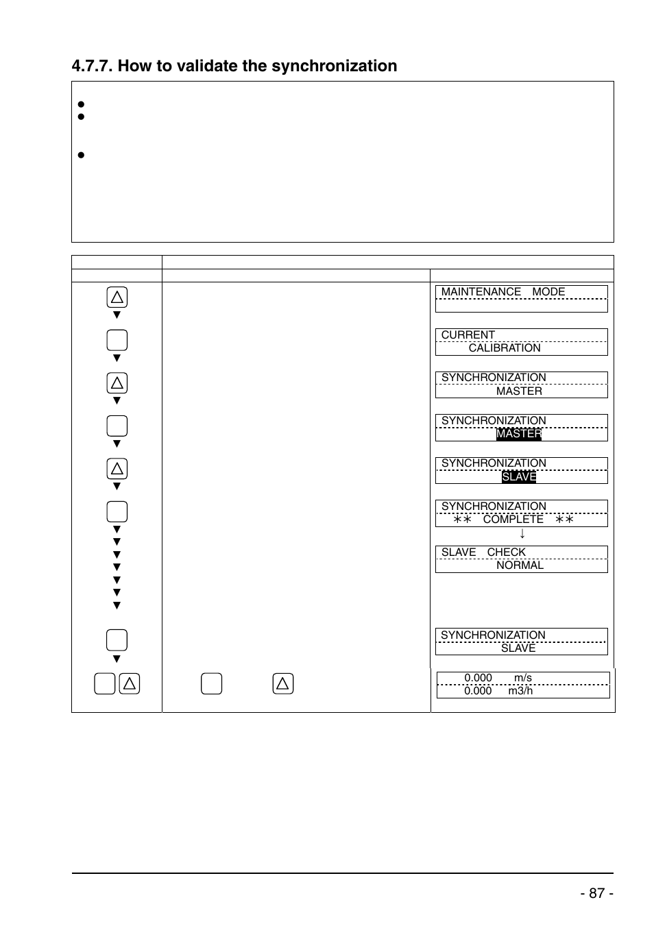 How to validate the synchronization | Dwyer UXF2 User Manual | Page 97 / 130