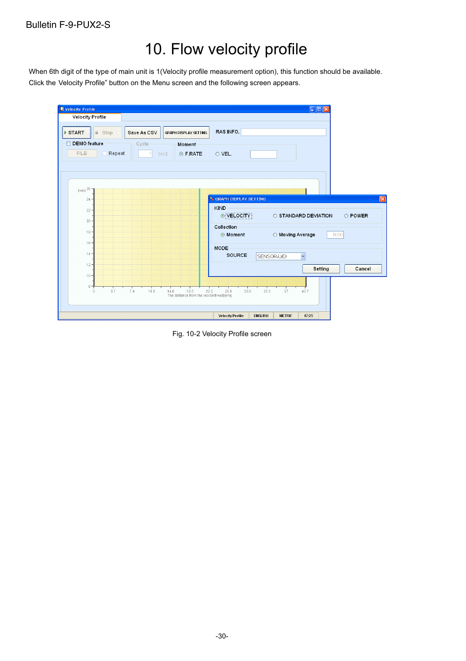 Flow velocity profile | Dwyer PUX2 User Manual | Page 32 / 43