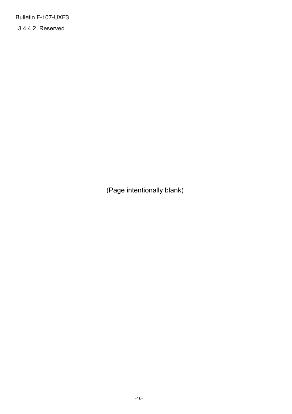 Page intentionally blank) | Dwyer UXF3 User Manual | Page 24 / 141
