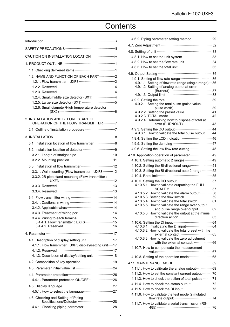 Dwyer UXF3 User Manual | Page 7 / 141