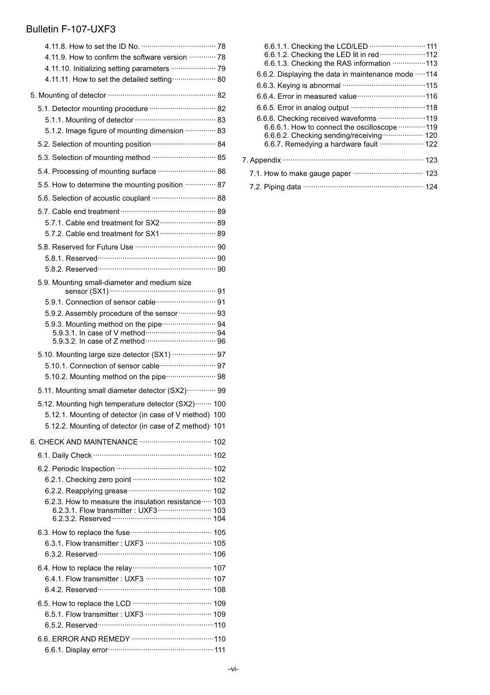 Bulletin f-107-uxf3 | Dwyer UXF3 User Manual | Page 8 / 141