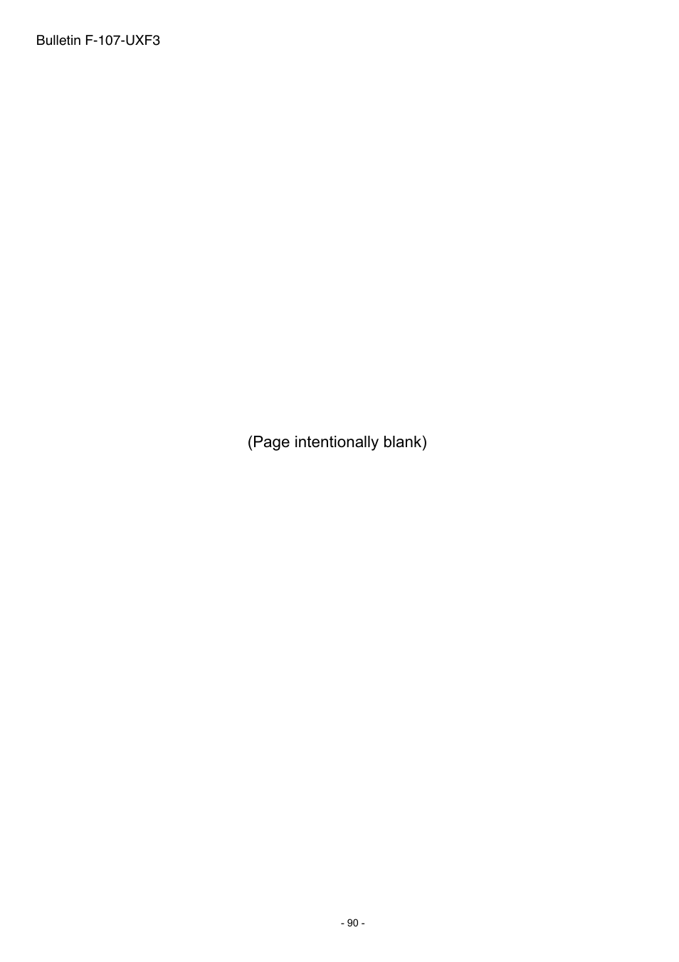 Page intentionally blank) | Dwyer UXF3 User Manual | Page 98 / 141