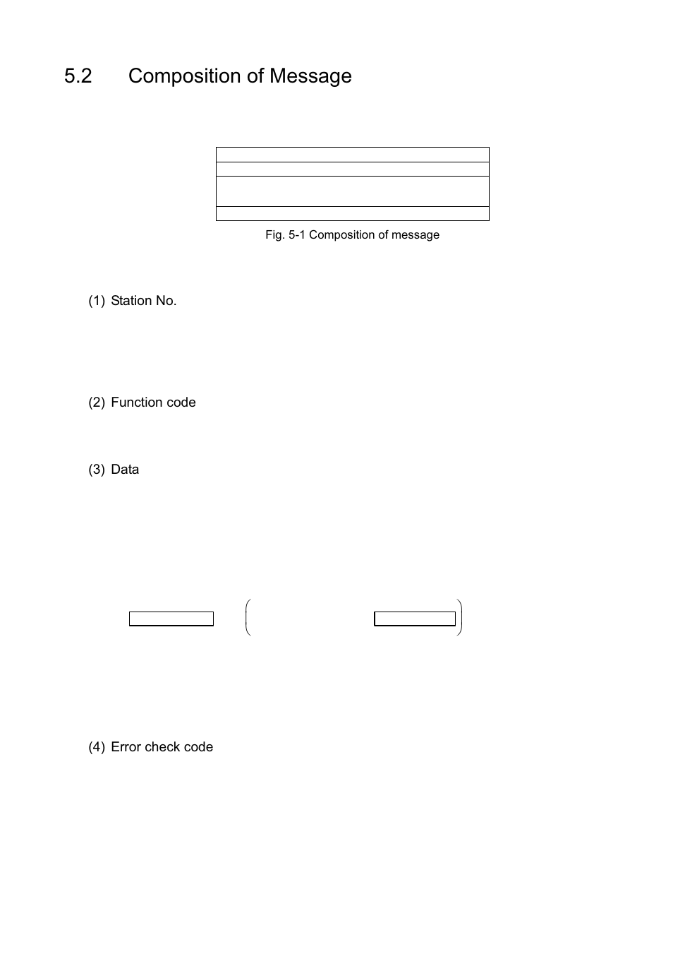 Composition of message, 2 composition of message | Dwyer UXF3 User Manual | Page 13 / 73